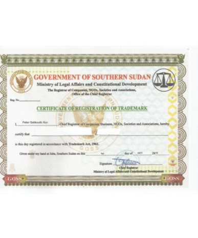 Änderung Adresse Markeninhaber Sudan