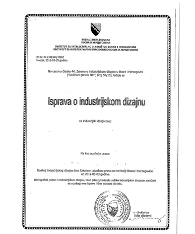 Anmeldung Design Bosnien