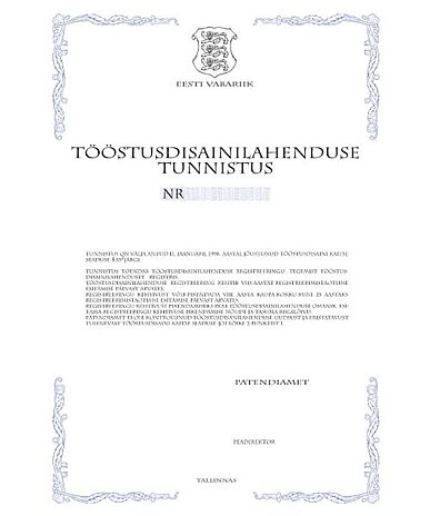 Anmeldung Design Estland