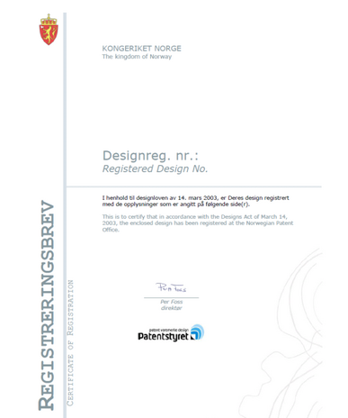 Verlängerung Design Norwegen