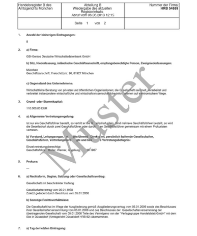 Gründung einer Aktiengesellschaft