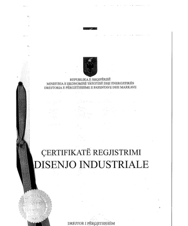 Anmeldung Design Albanien