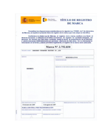 Markenverlängerung Spanien
