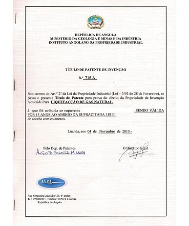 Anmeldung Design Angola
