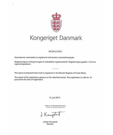 Markenanmeldung Dänemark