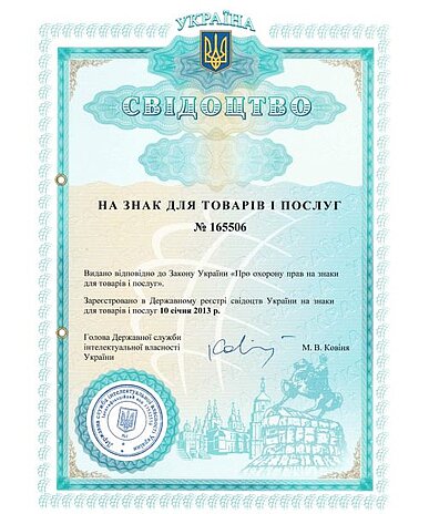 Markenanmeldung Ukraine