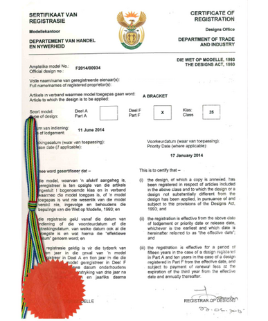 Verlängerung Design Südafrika