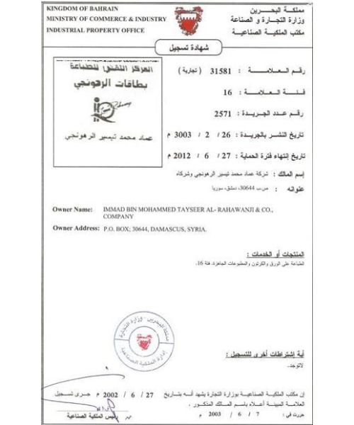 Trademark Registration Bahrain