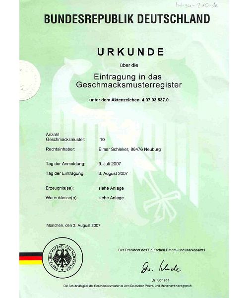 Design Registration Germany