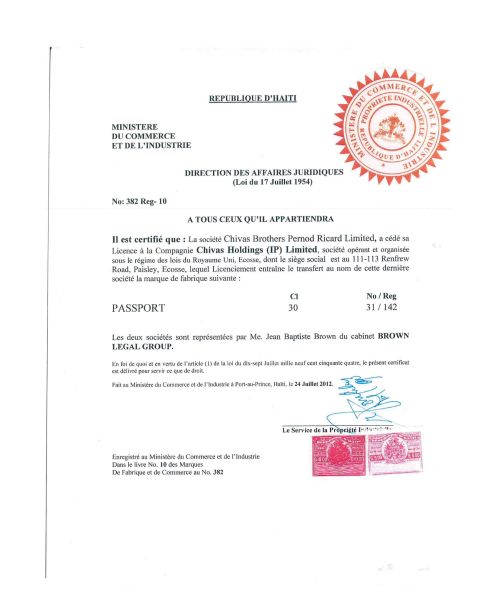 Trademark Registration Haiti