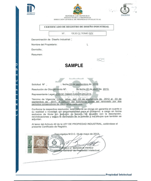 Trademark Registration Honduras
