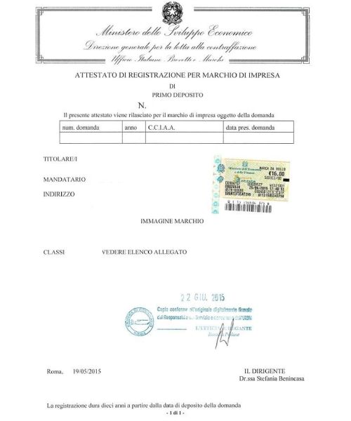 Trademark Registration Italy