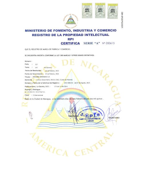 Trademark Registration Nicaragua 