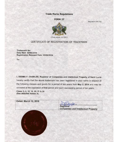 Trademark Registration Saint Lucia