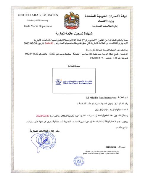 Trademark Registration United Arab Emirates