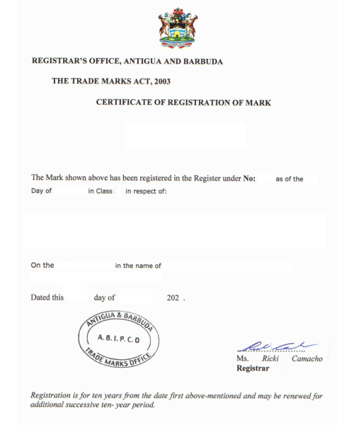 Trademark Registration Antigua