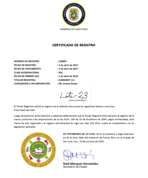 Trademark Registration Puerto Rico