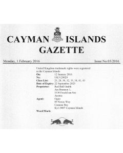 Change of trademark owner Cayman Islands