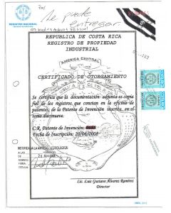 Renewal of Design Patent in Costa Rica