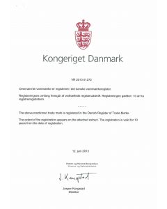 Change of contact details of registered owner of a trademark in Denmark