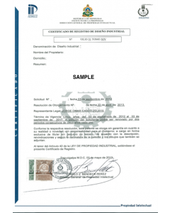 Legal representative for trademark in Honduras
