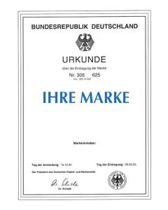 Legal representative for trademark in Germany