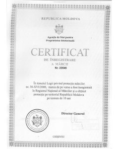 Legal representative for trademark in Moldova