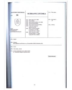 Change of contact details of registered owner of a trademark in Slovakia 