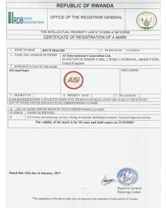 Legal representative for trademark in Rwanda